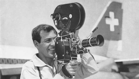 Man with a Bolex H16 REX5