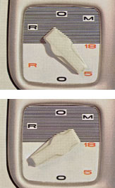 Bolex 185L controls